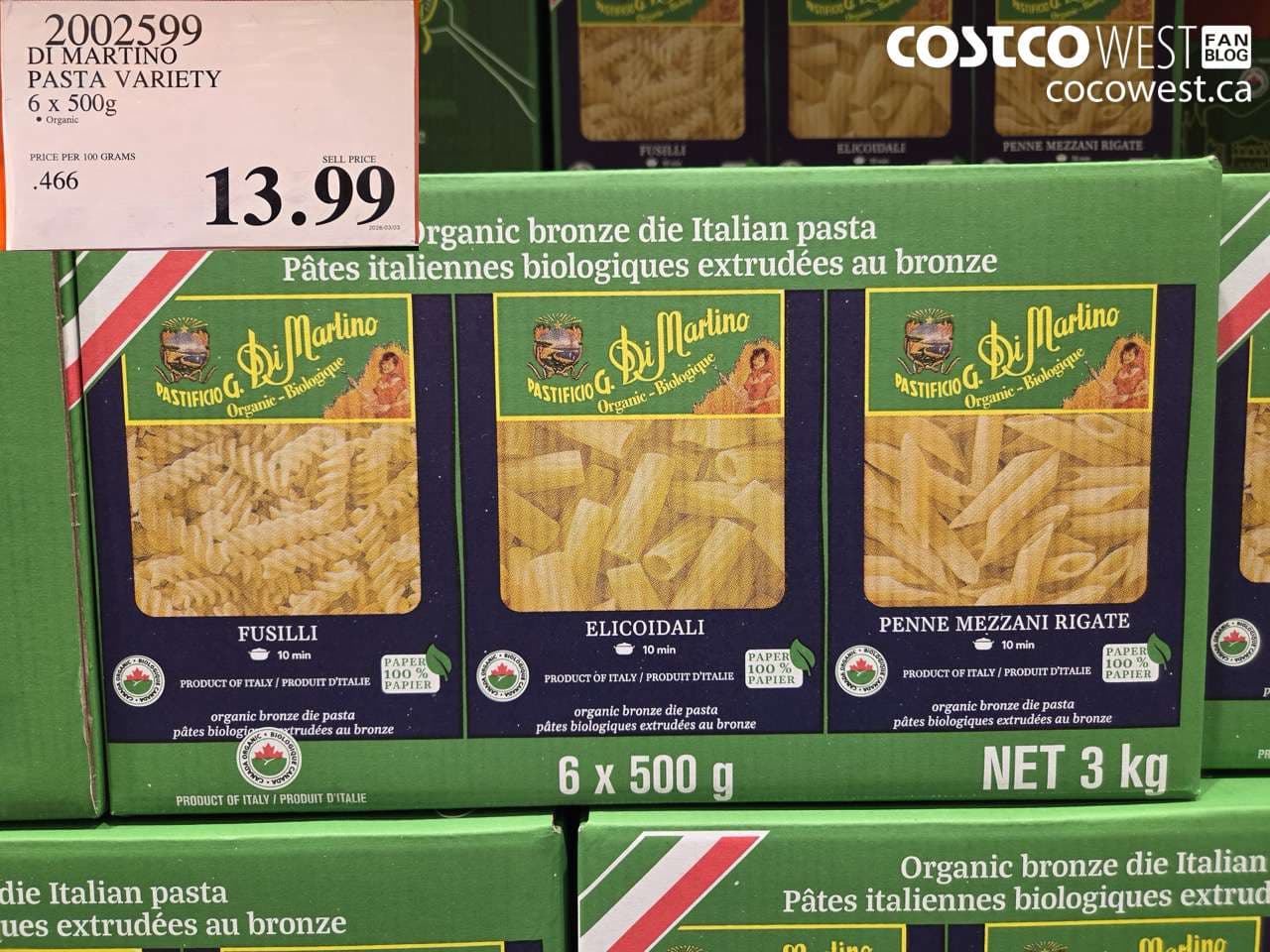 DI MARTINO PASTA VARIETY 6 X 500G