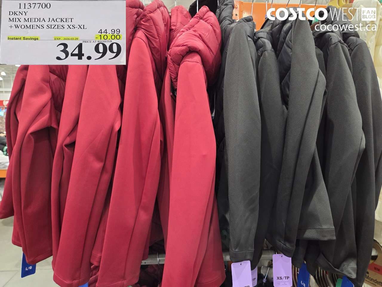 DKNY MIX MEDIA JACKET + WOMENS SIZES XS-XL