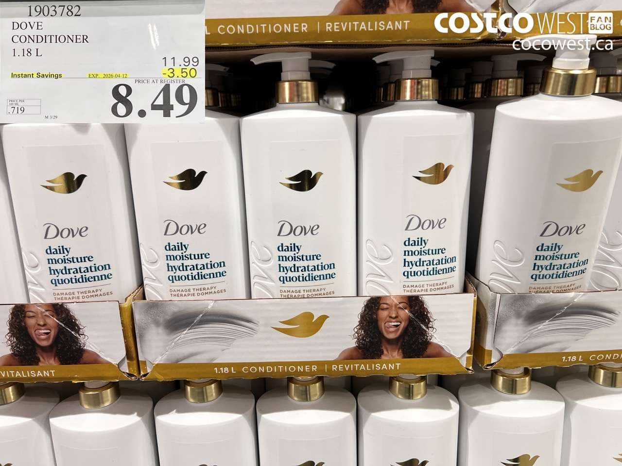 DOVE CONDITIONER 1.18 L