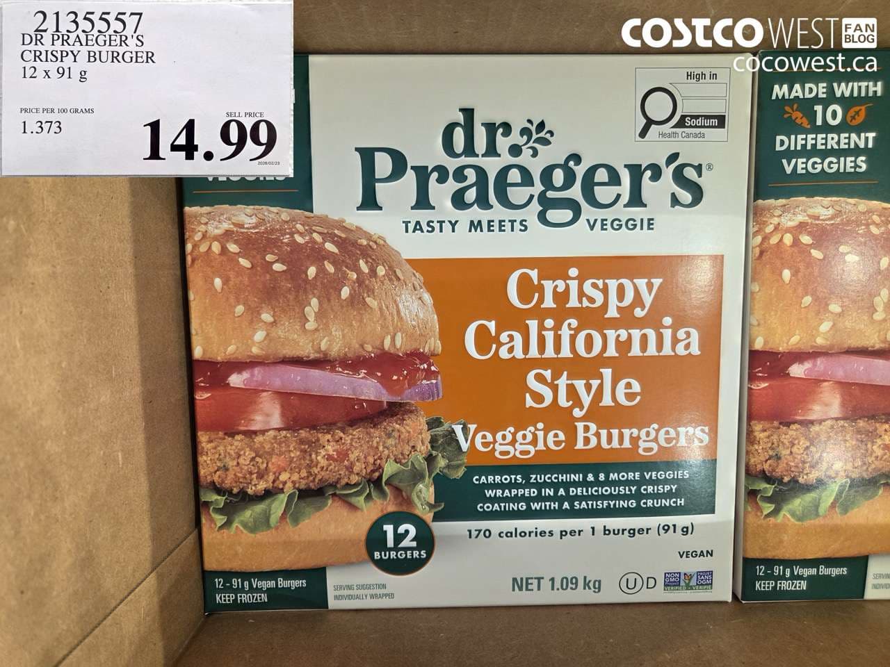 DR PRAEGER’S CRISPY BURGER 12 X 91 G