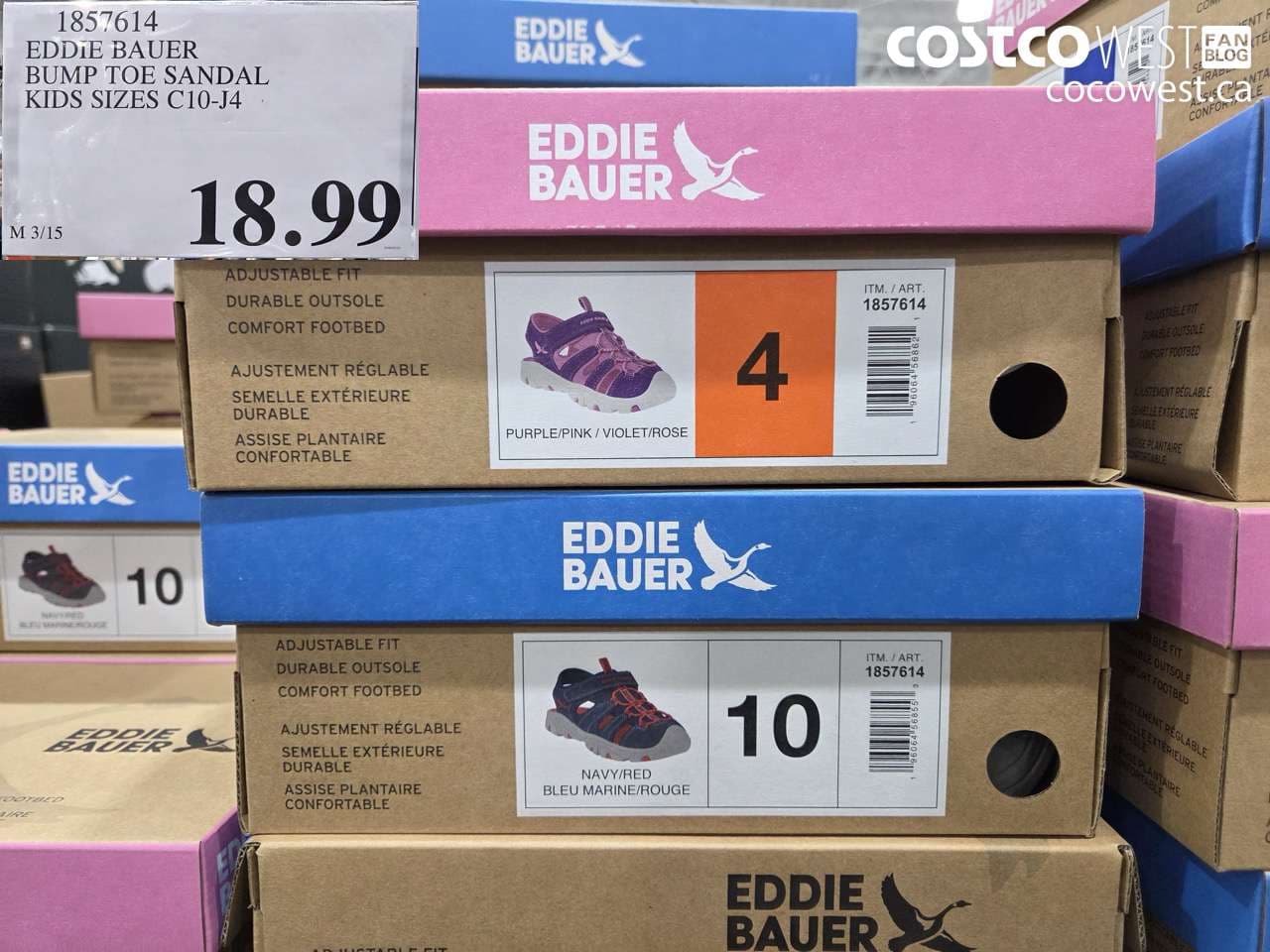 eddie bauer bump toe sandal kids sizes c10j4