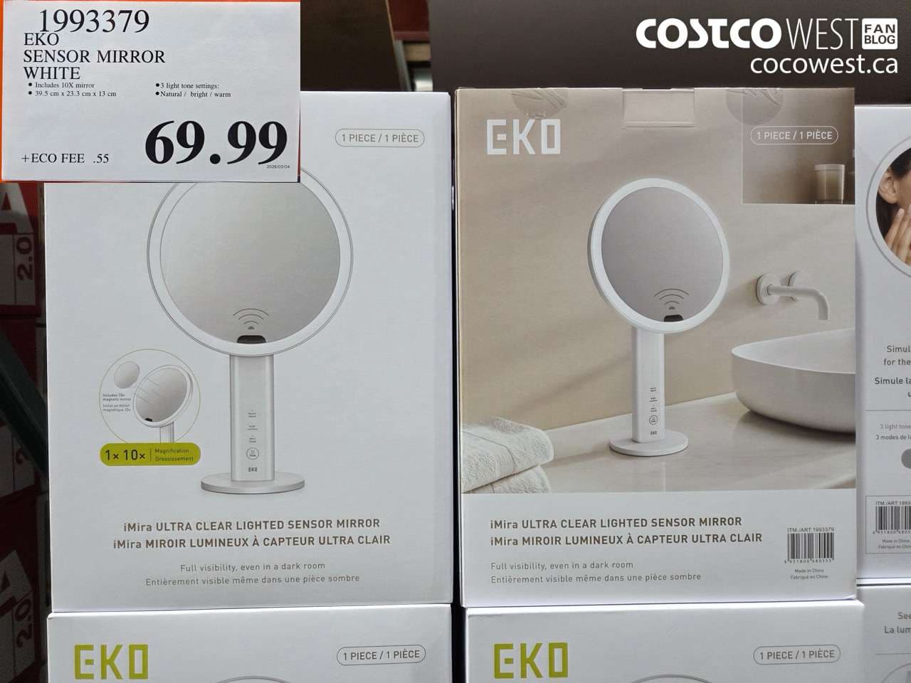 EKO SENSOR MIRROR WHITE