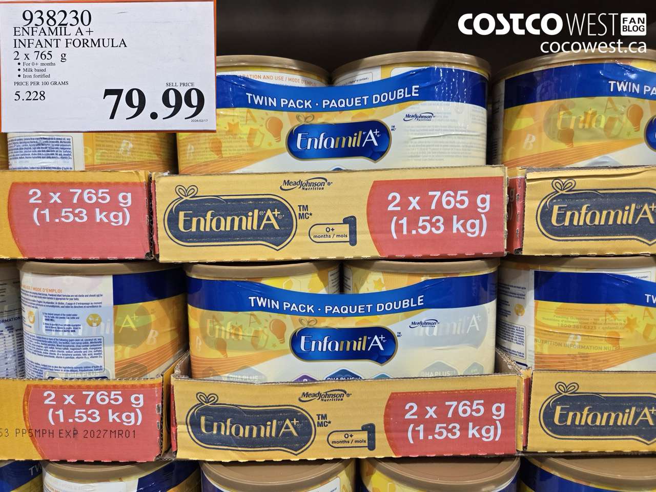 ENFAMIL A+ INFANT FORMULA 2 X 765 G