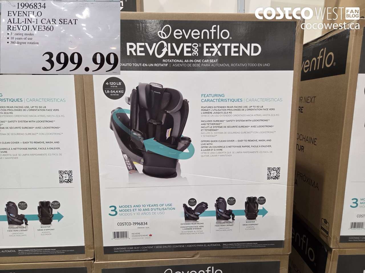 EVENFLO ALL-IN-1 CAR SEAT REVOLVE360