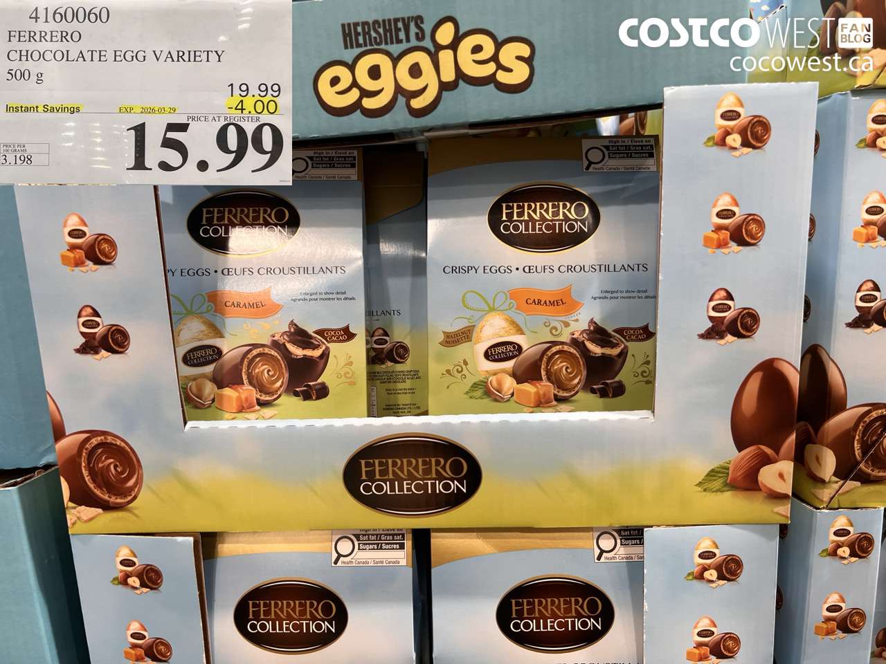 FERRERO CHOCOLATE EGG VARIETY 500 G