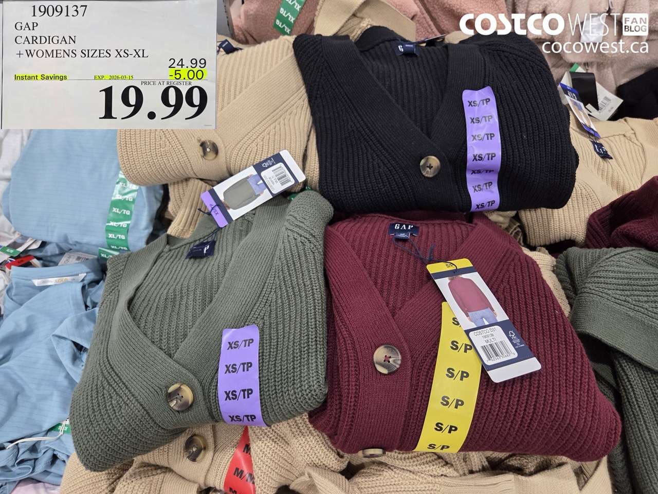 GAP CARDIGAN + WOMENS SIZES XS-XL