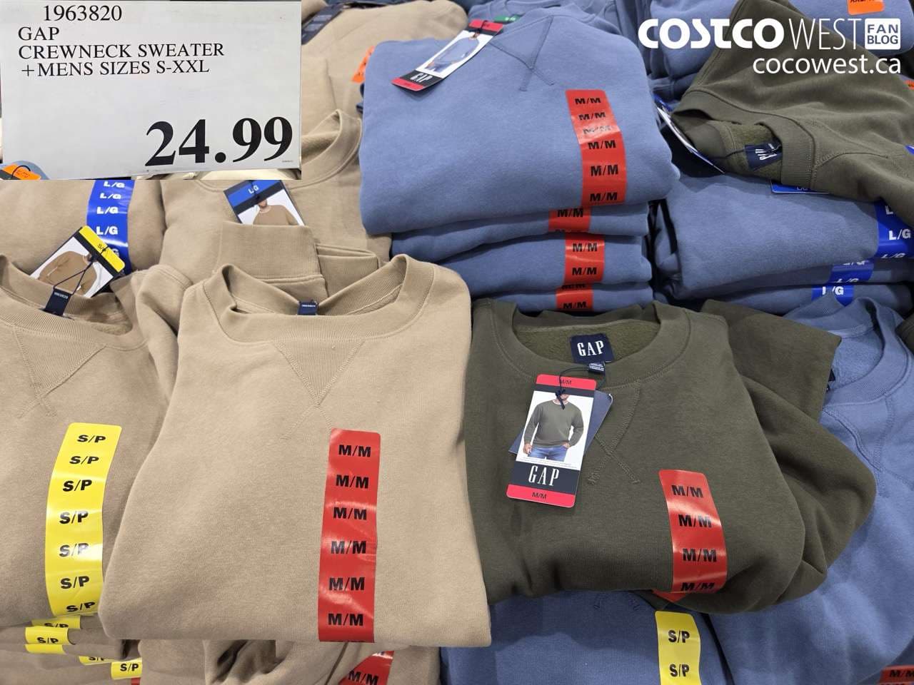GAP CREWNECK SWEATER + MENS SIZES S-XXL
