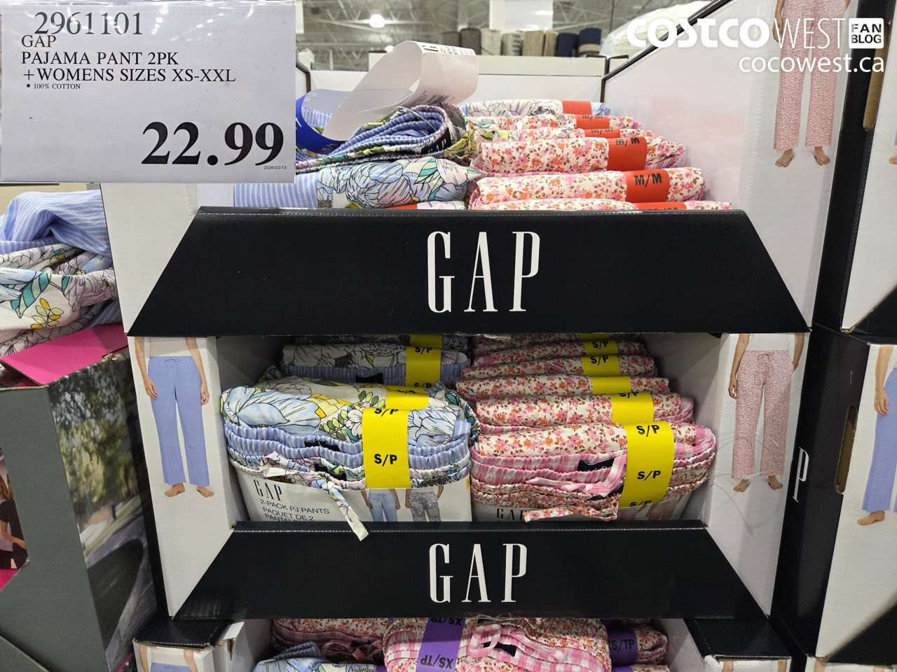 GAP PAJAMA PANT 2PK + WOMENS SIZES XS-XXL