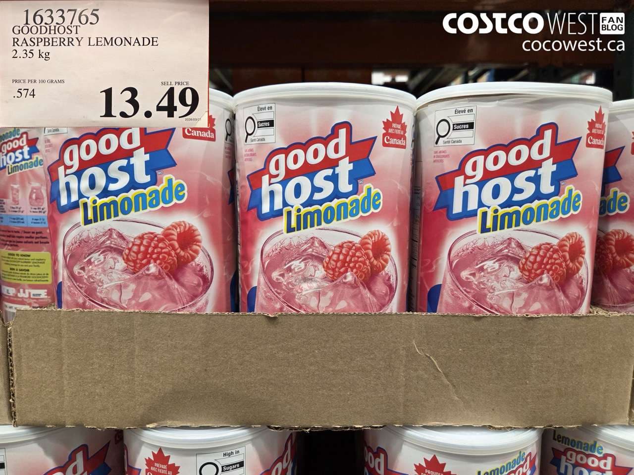 GOODHOST RASPBERRY LEMONADE 2.35 KG