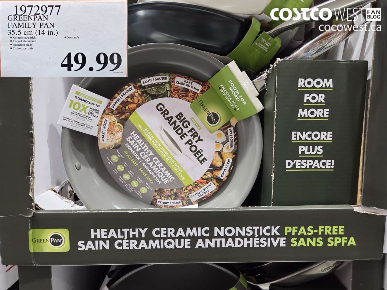 GREENPAN FAMILY PAN 35.5 CM (14 IN.)