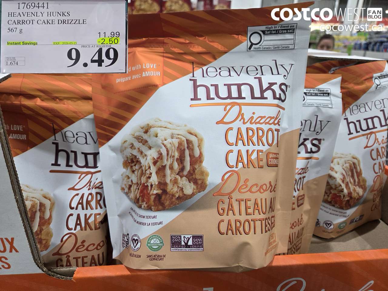 HEAVENLY HUNKS CARROT CAKE DRIZZLE 567 G