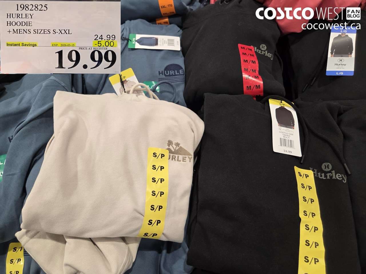 HURLEY HOODIE +MENS SIZES S-XXL