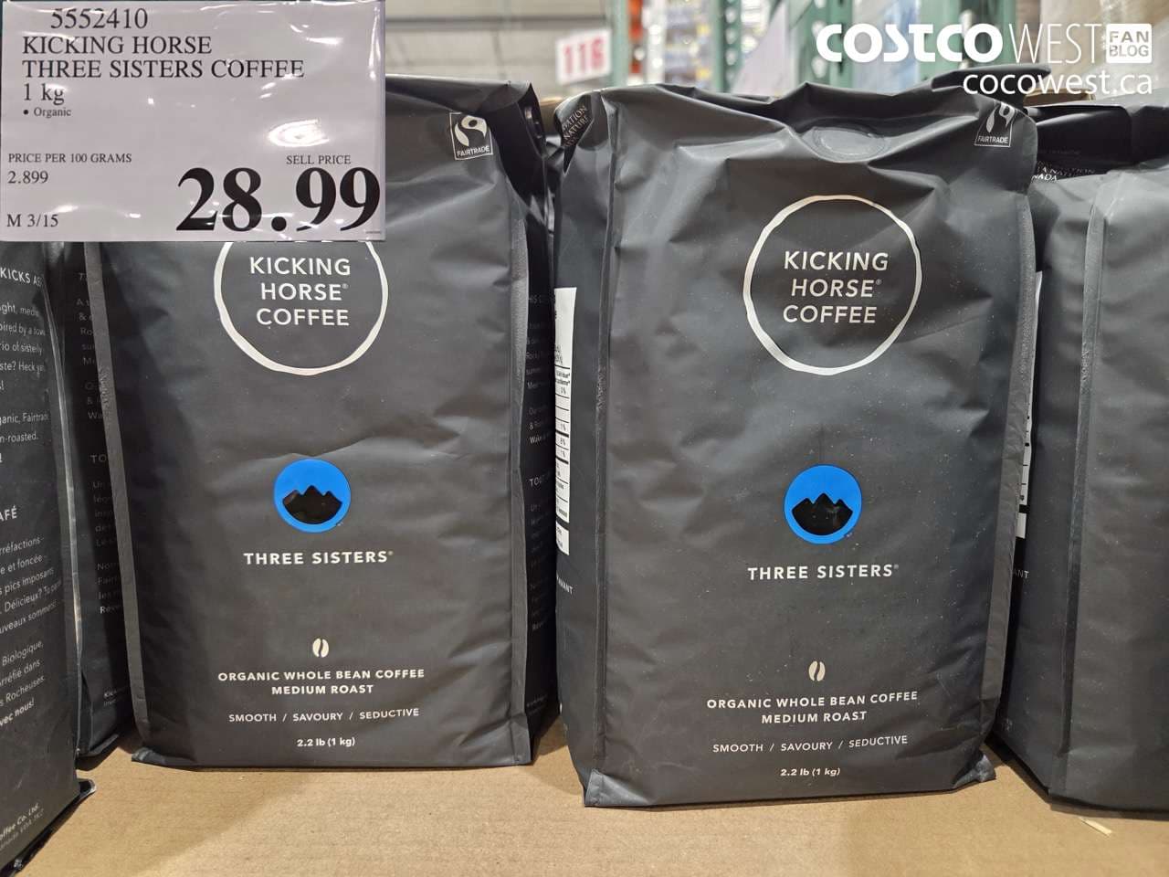 KICKING HORSE THREE SISTERS COFFEE 1 KG