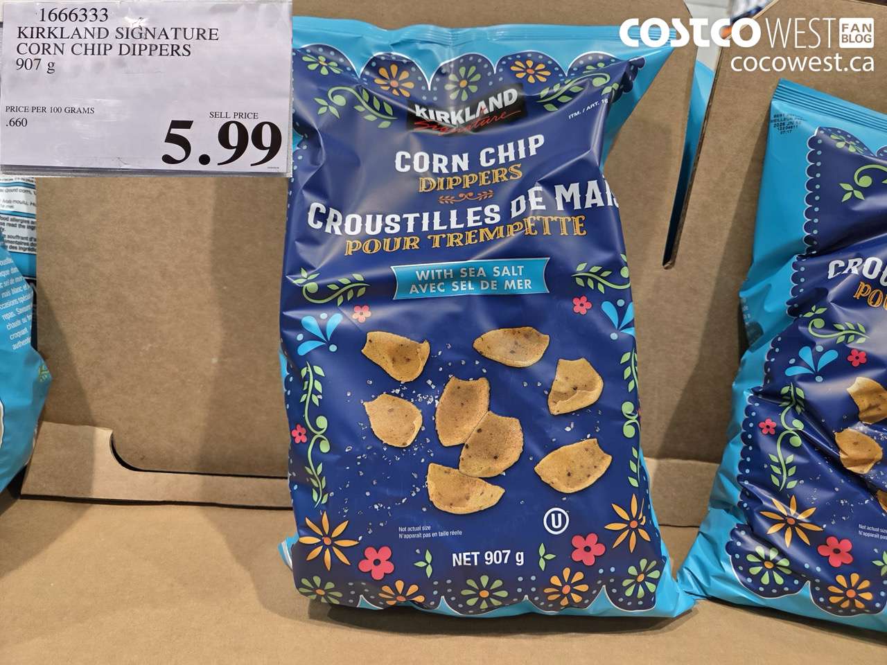 KIRKLAND SIGNATURE CORN CHIP DIPPERS 907G