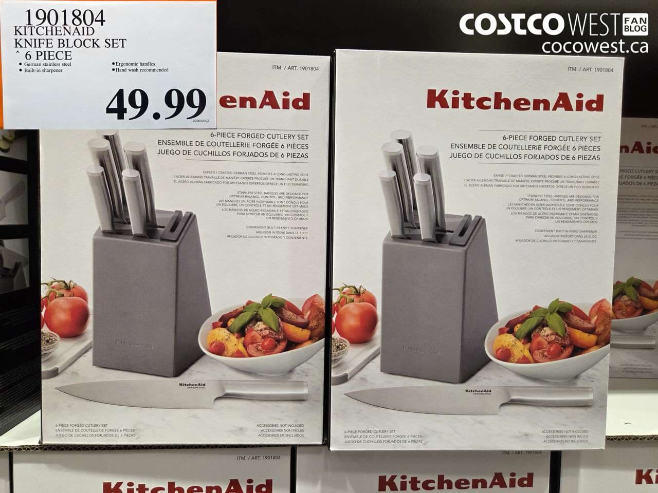 KITCHENAID KNIFE BLOCK SET 6 PIECE