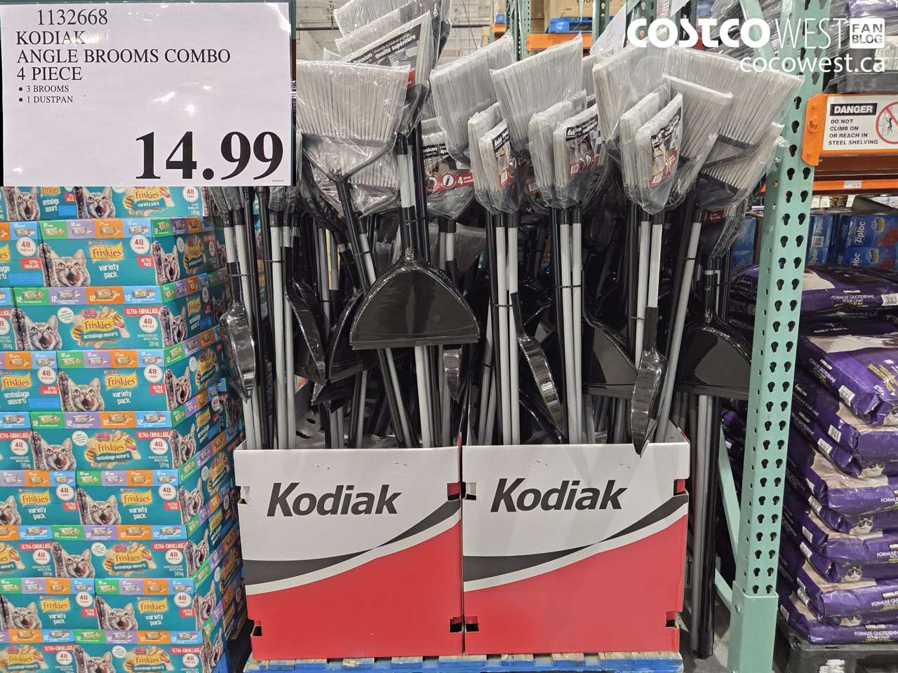 KODIAK ANGLE BROOMS COMBO 4 PIECE