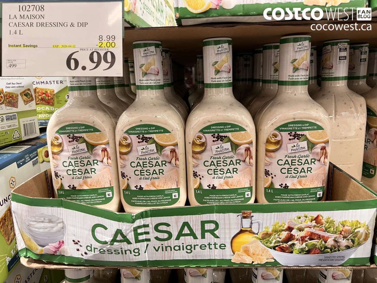 LA MAISON CAESAR DRESSING & DIP 1.4 L
