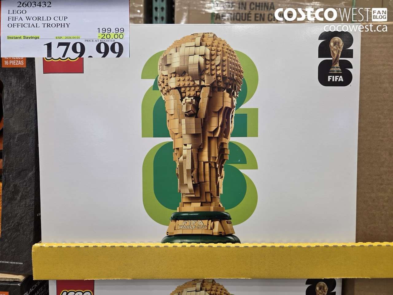 lego fifa world cup official trophy