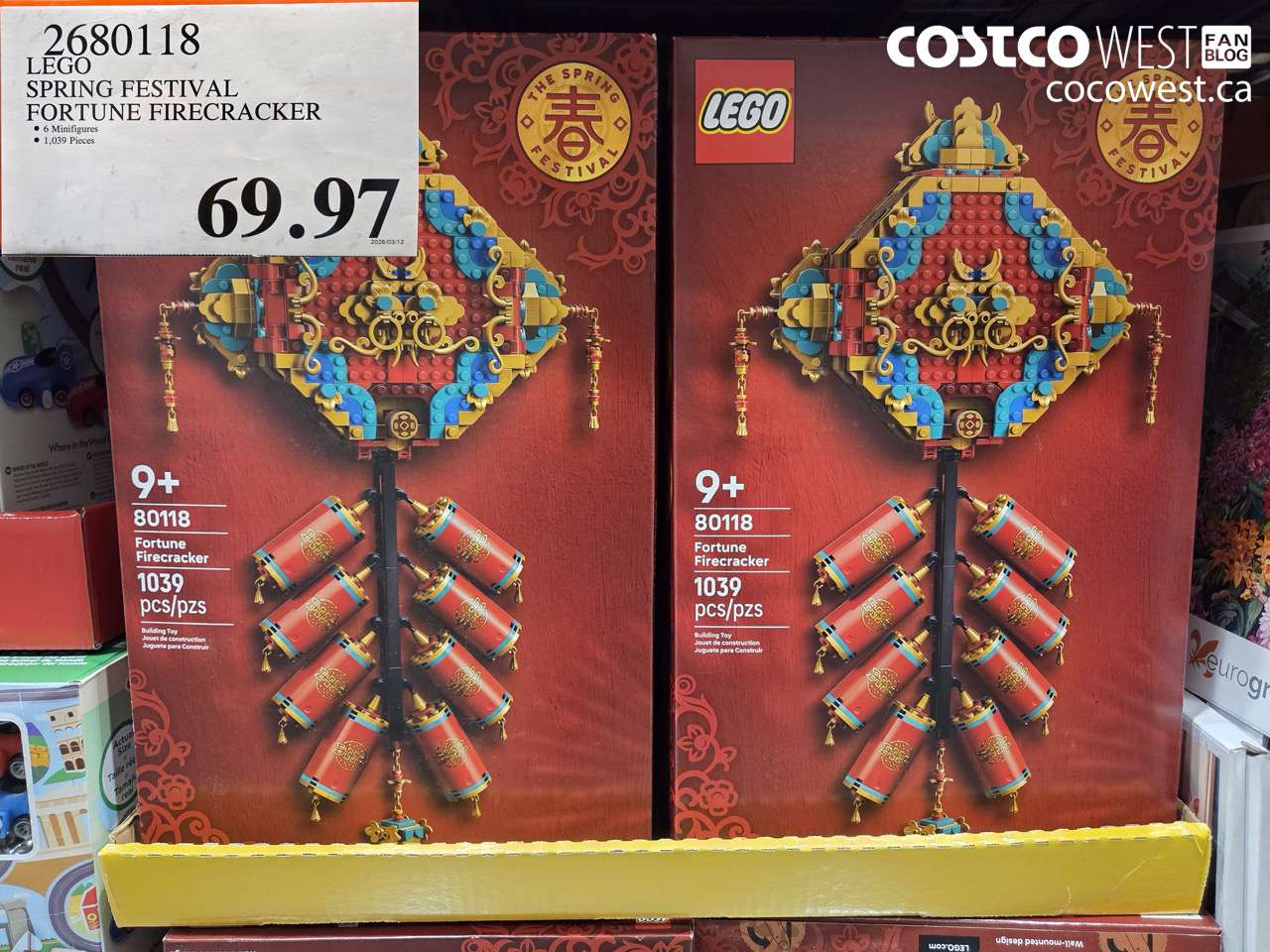 LEGO SPRING FESTIVAL FORTUNE FIRECRACKER