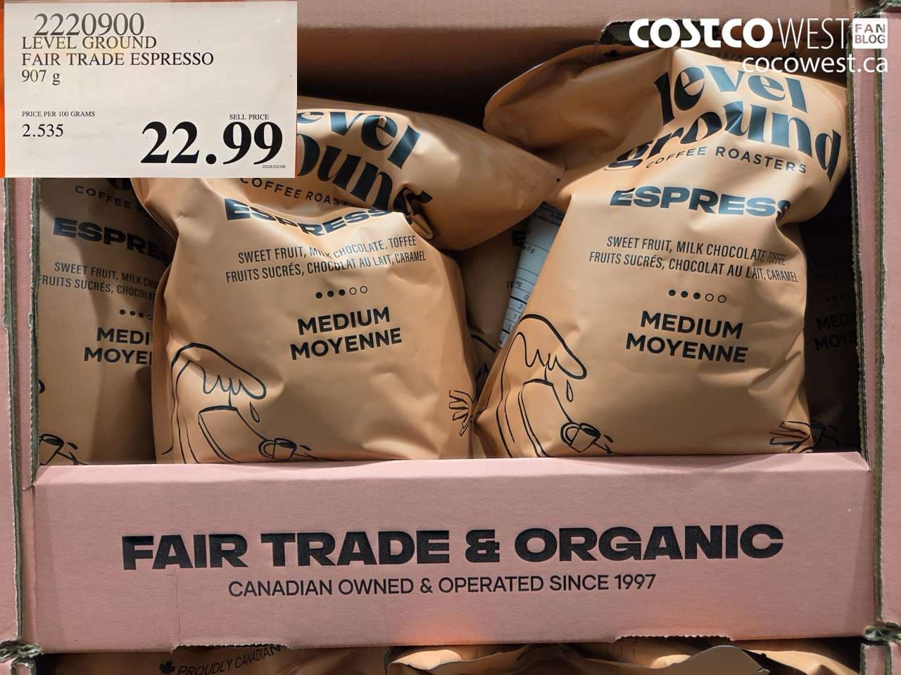 LEVEL GROUND FAIR TRADE ESPRESSO 907G