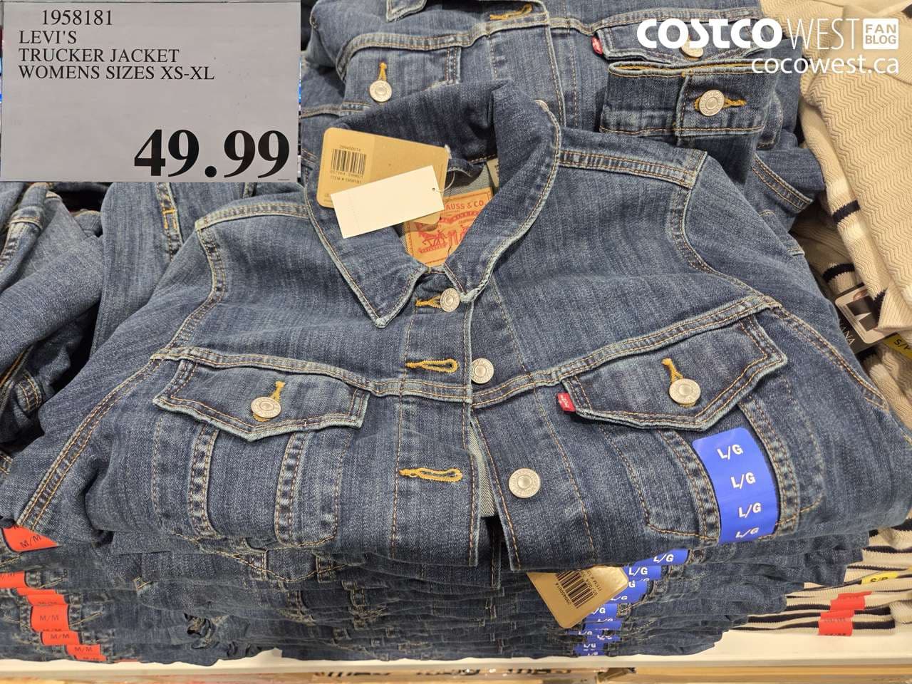 LEVI’S TRUCKER JACKET WOMENS SIZES XS-XL