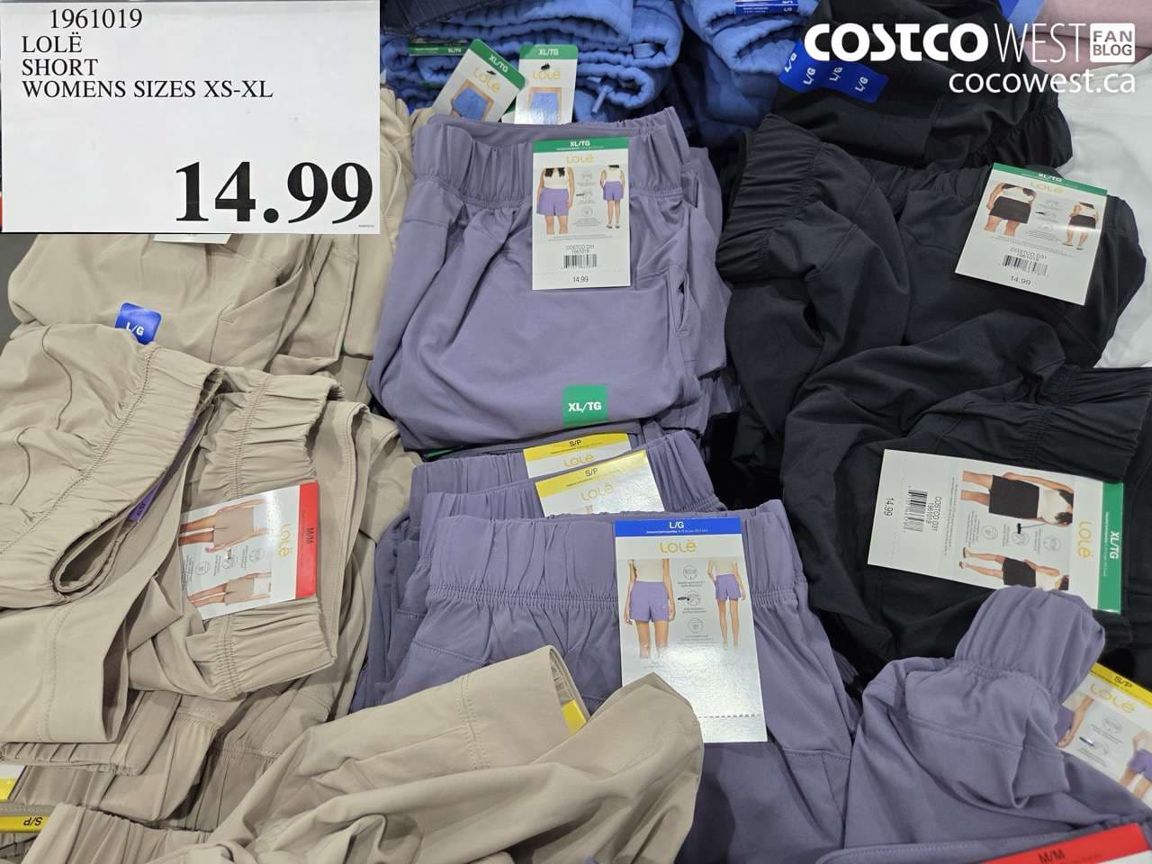 LOLË SHORT WOMENS SIZES XS-XL