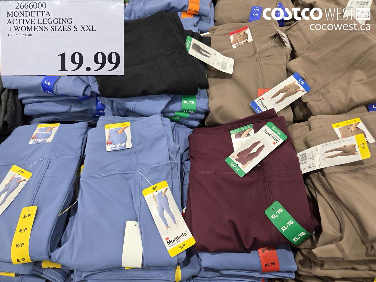 mondetta active legging  womens sizes sxxl