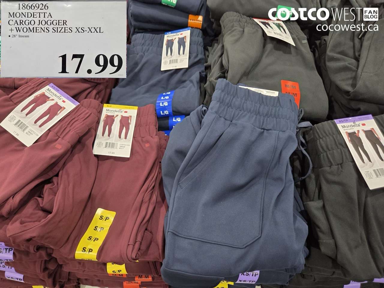 MONDETTA CARGO JOGGER + WOMENS SIZES XS-XXL