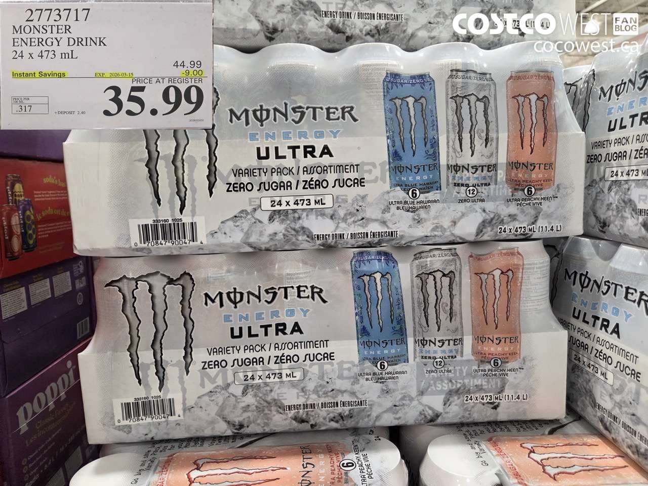 MONSTER ENERGY DRINK 24 X 473ML