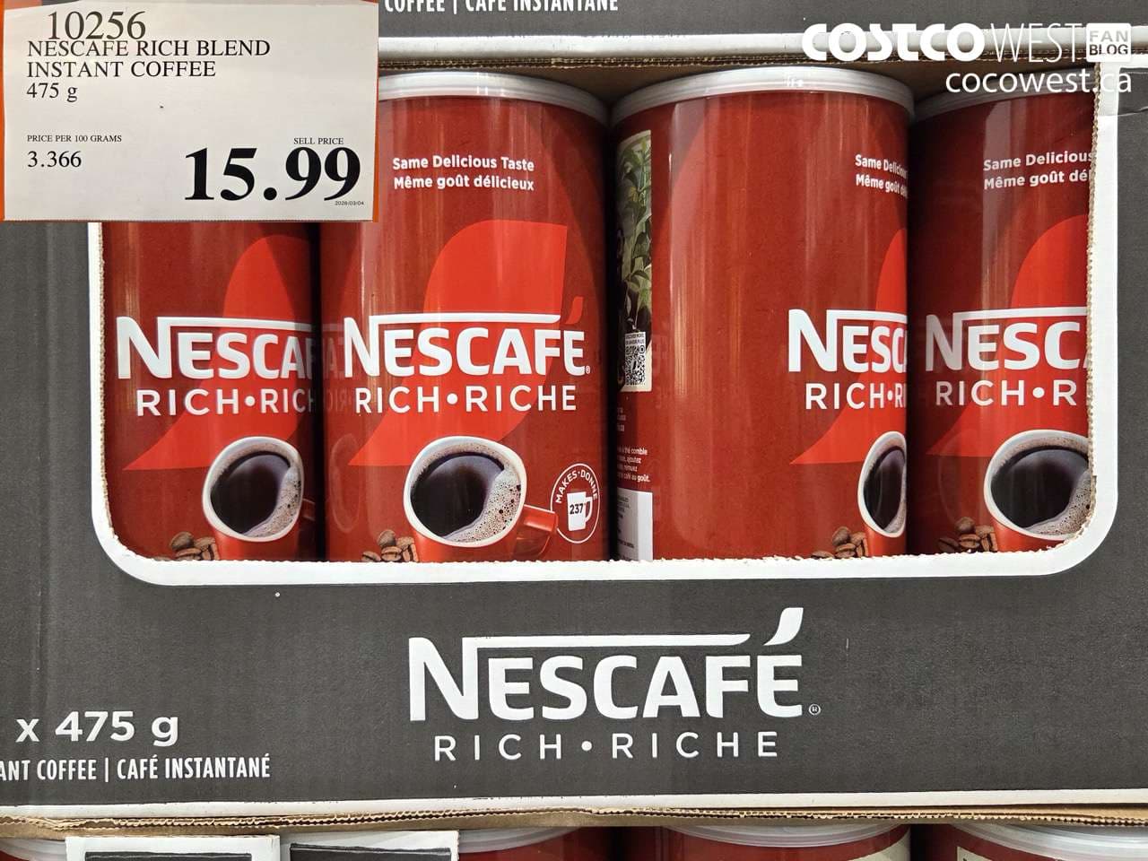 NESCAFE RICH BLEND INSTANT COFFEE 475 G