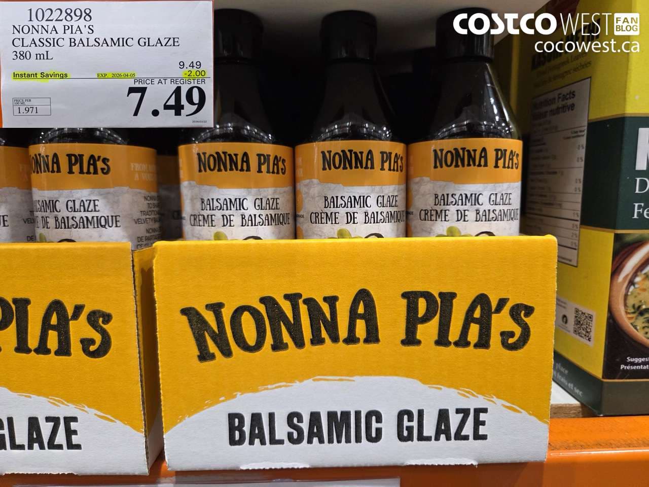 NONNA PIA’S CLASSIC BALSAMIC GLAZE 380 ML