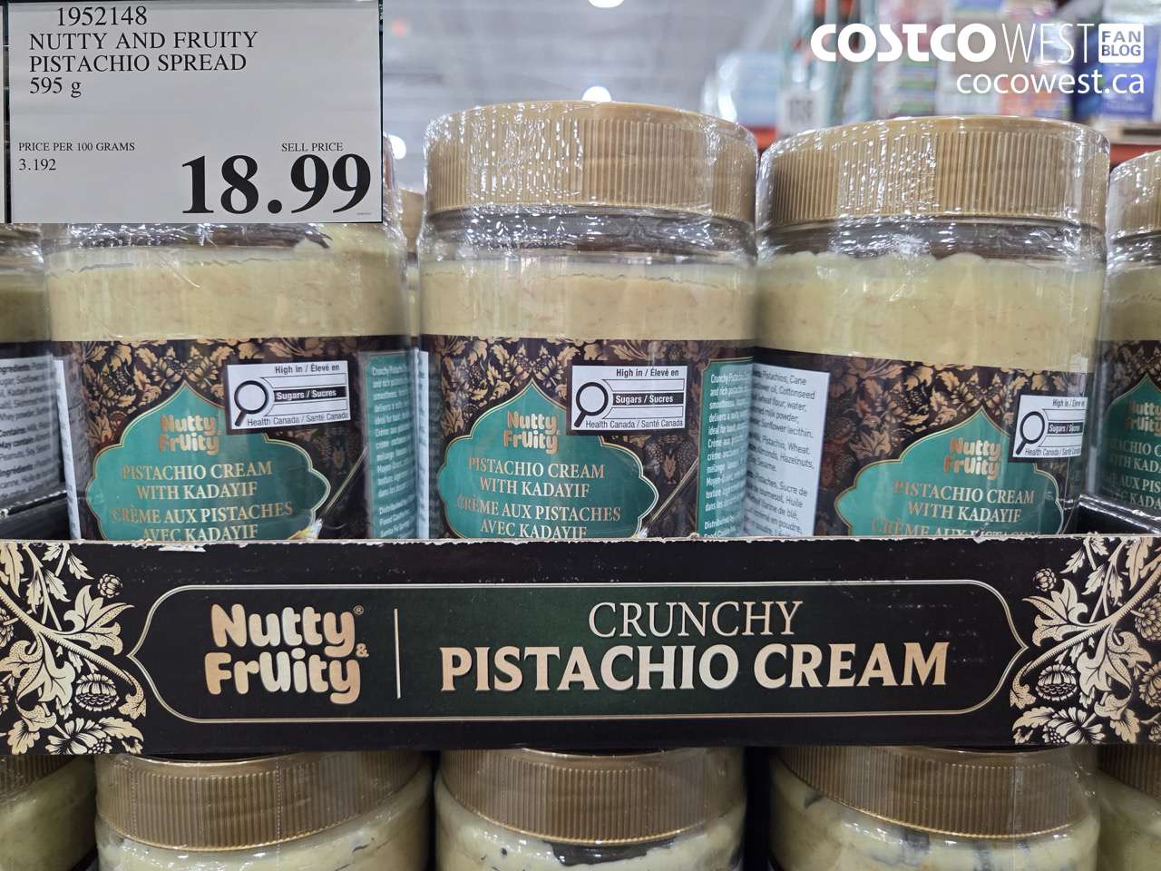 NUTTY AND FRUITY PISTACHIO SPREAD 595 G