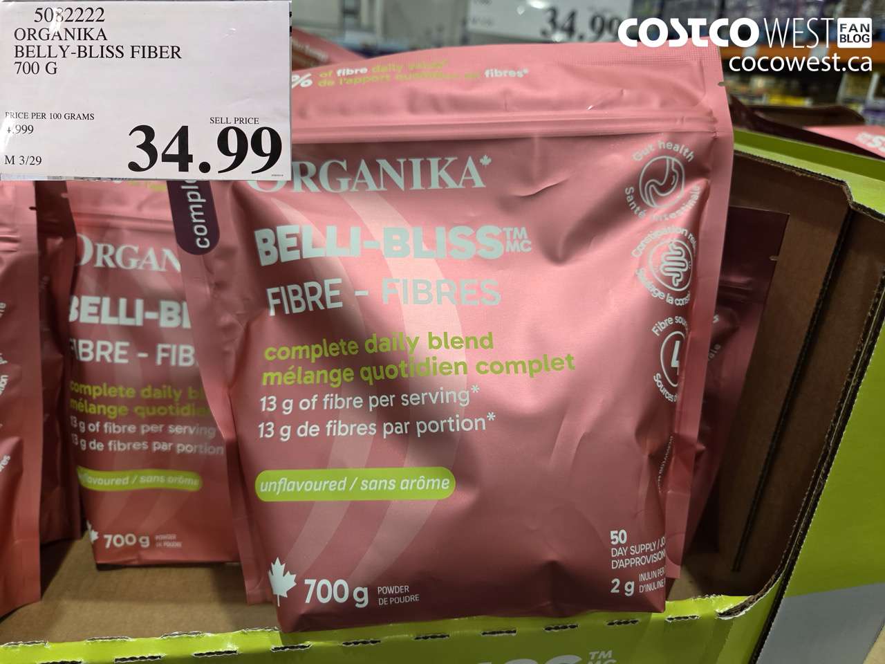 ORGANIKA BELLY-BLISS FIBER 700 G