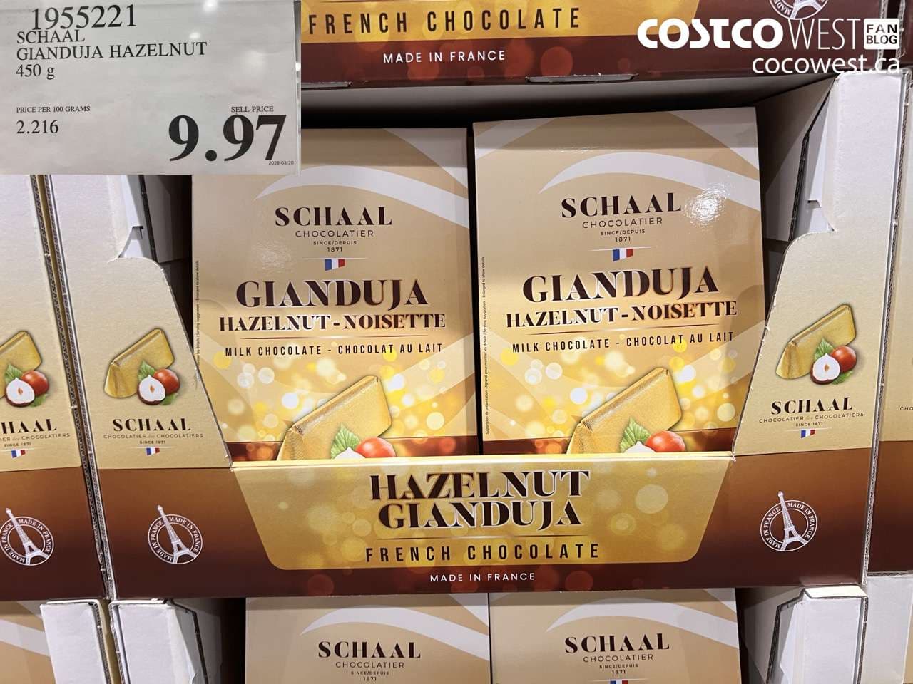 SCHAAL GIANDUJA HAZELNUT 450 G