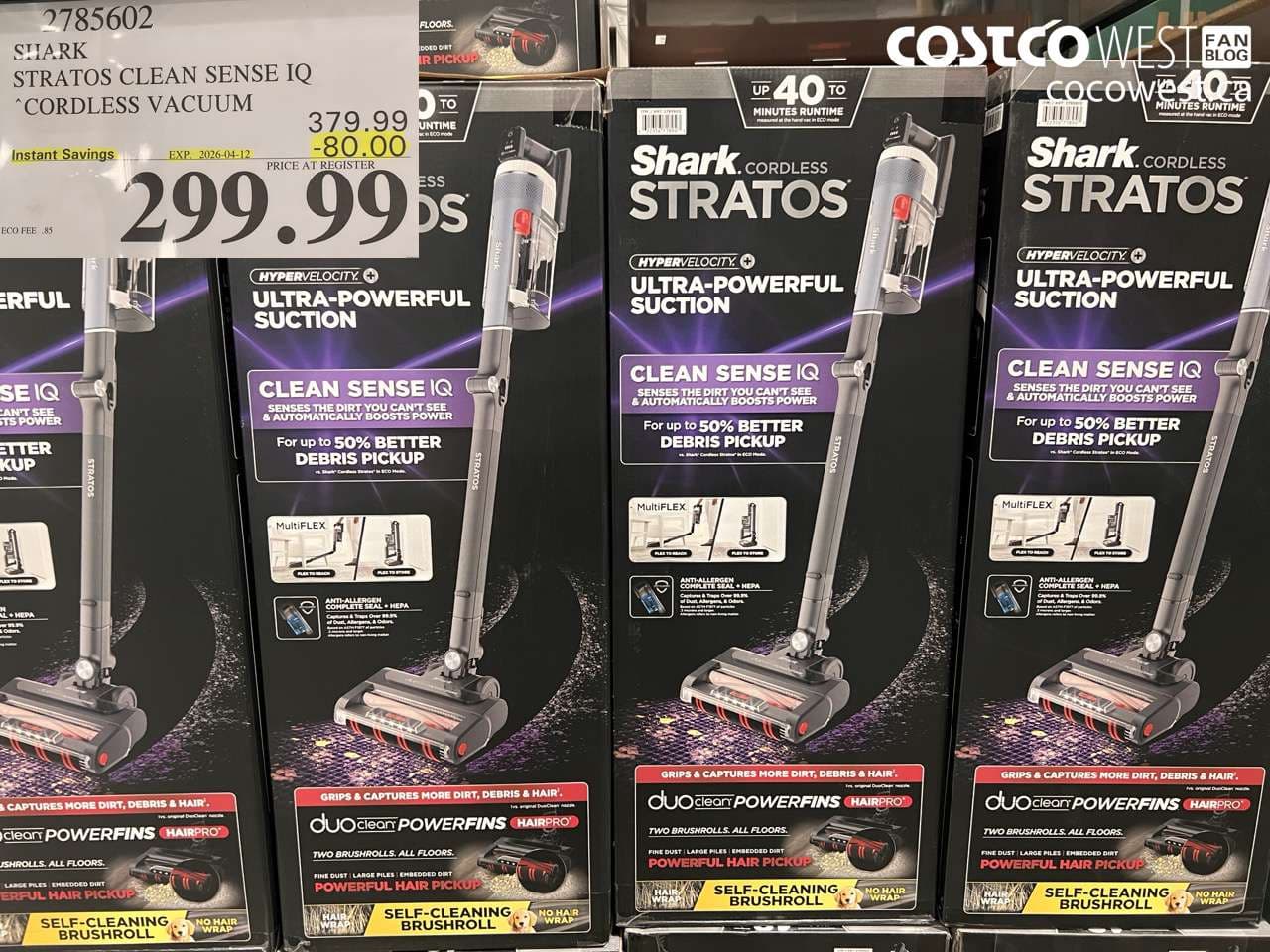 SHARK STRATOS CLEAN SENSE IQ CORDLESS VACUUM