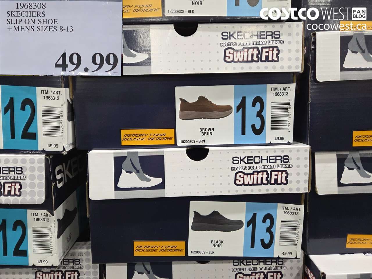 SKECHERS SLIP ON SHOE + MENS SIZES 8-13