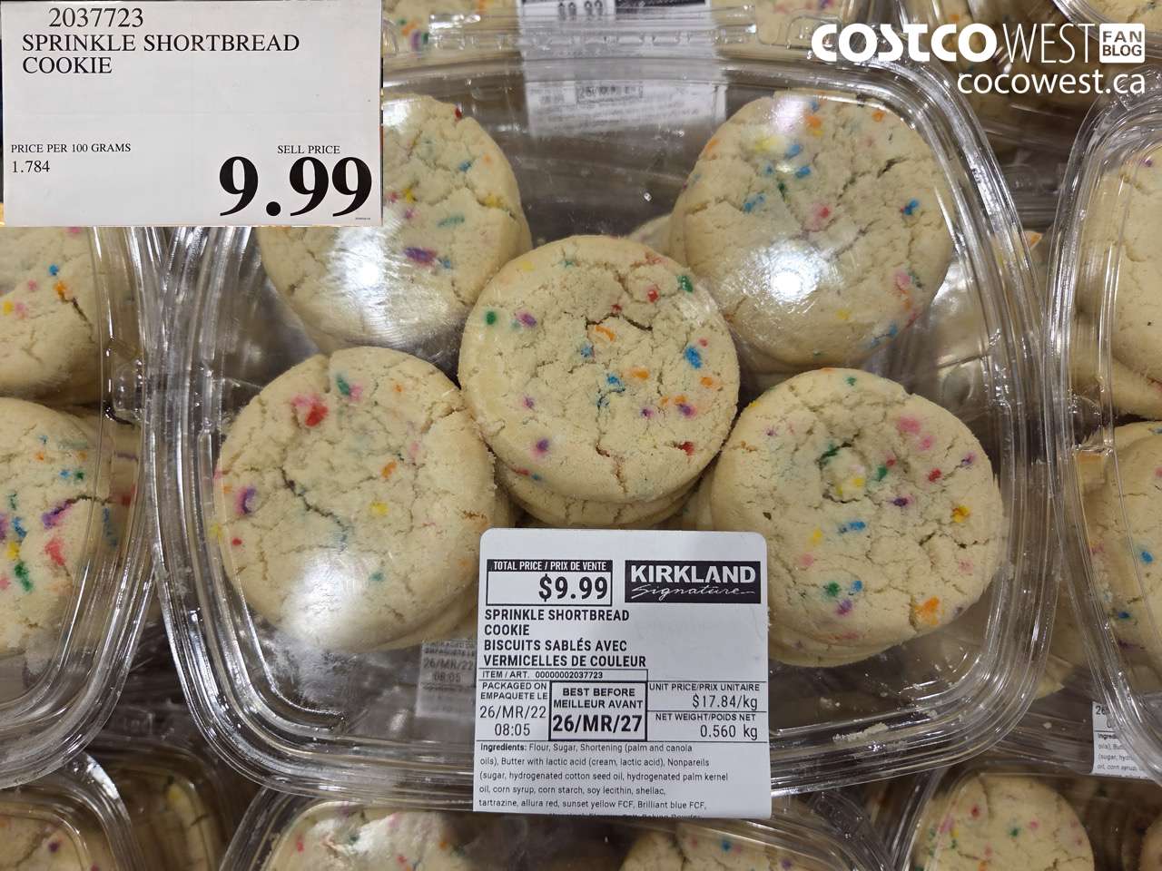 SPRINKLE SHORTBREAD COOKIE