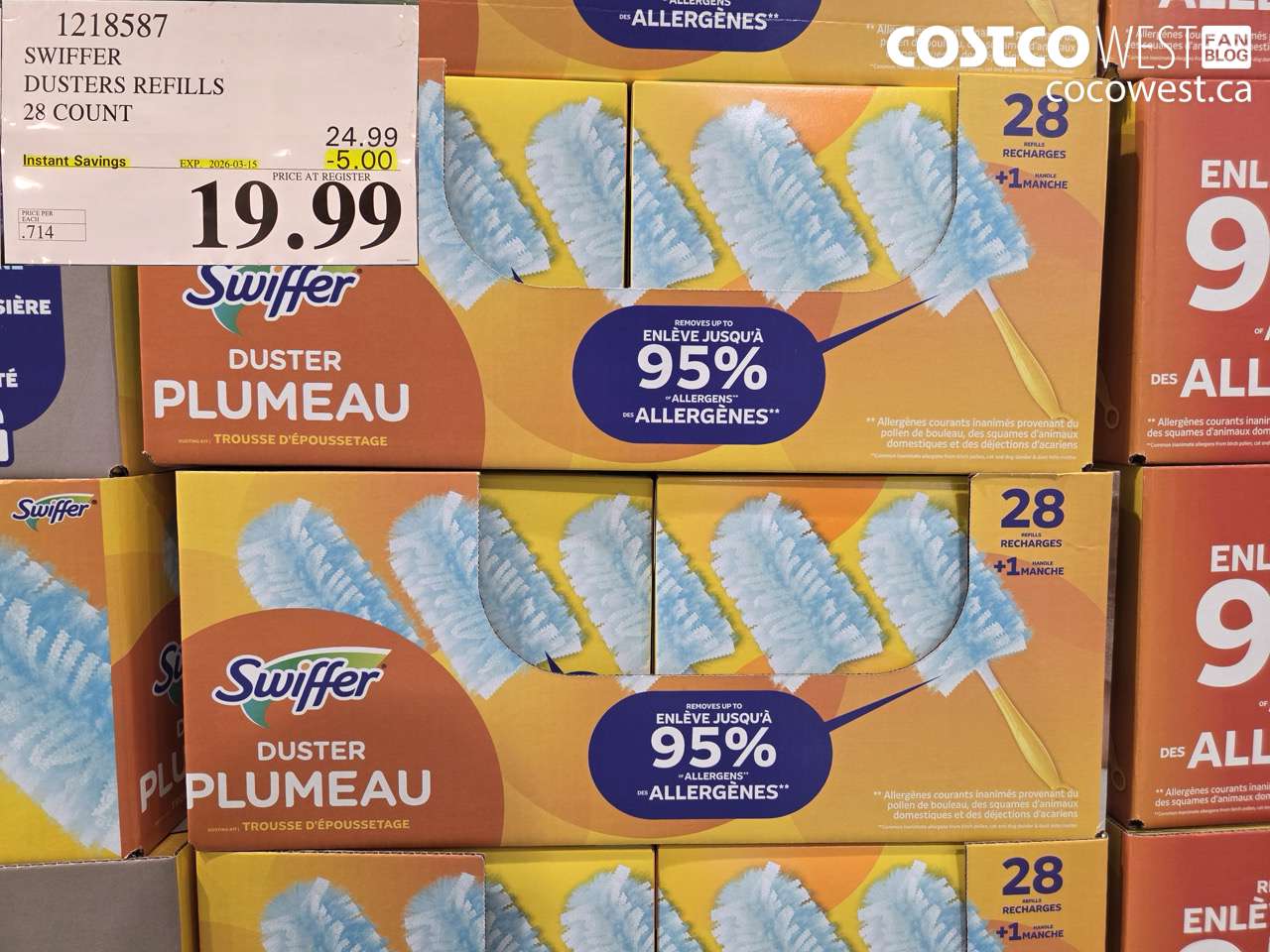 SWIFFER DUSTERS REFILLS 28 COUNT