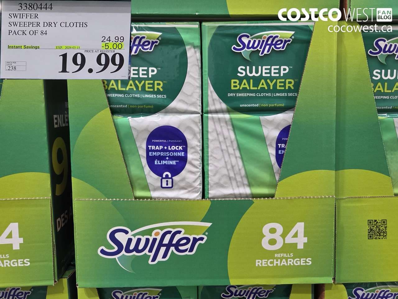 swiffer sweeper dry cloths pack of 84