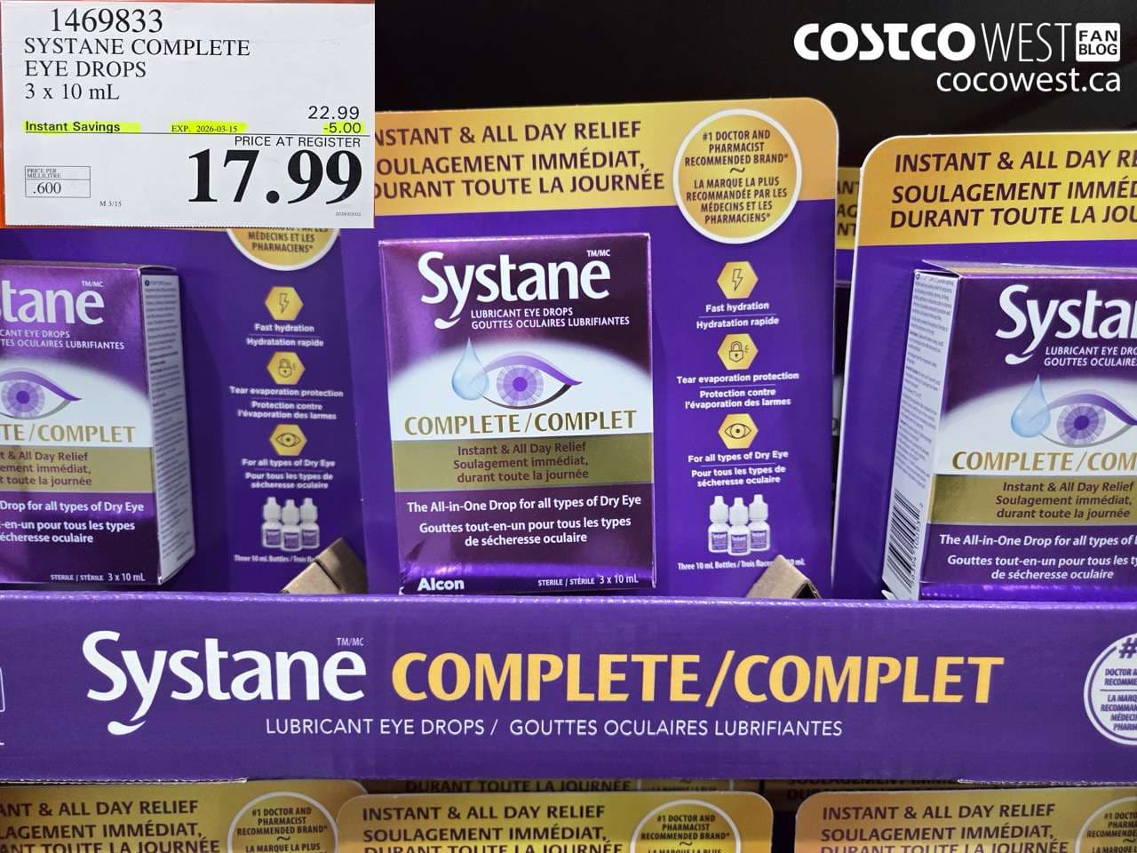 systane complete eye drops 3 x 10 ml