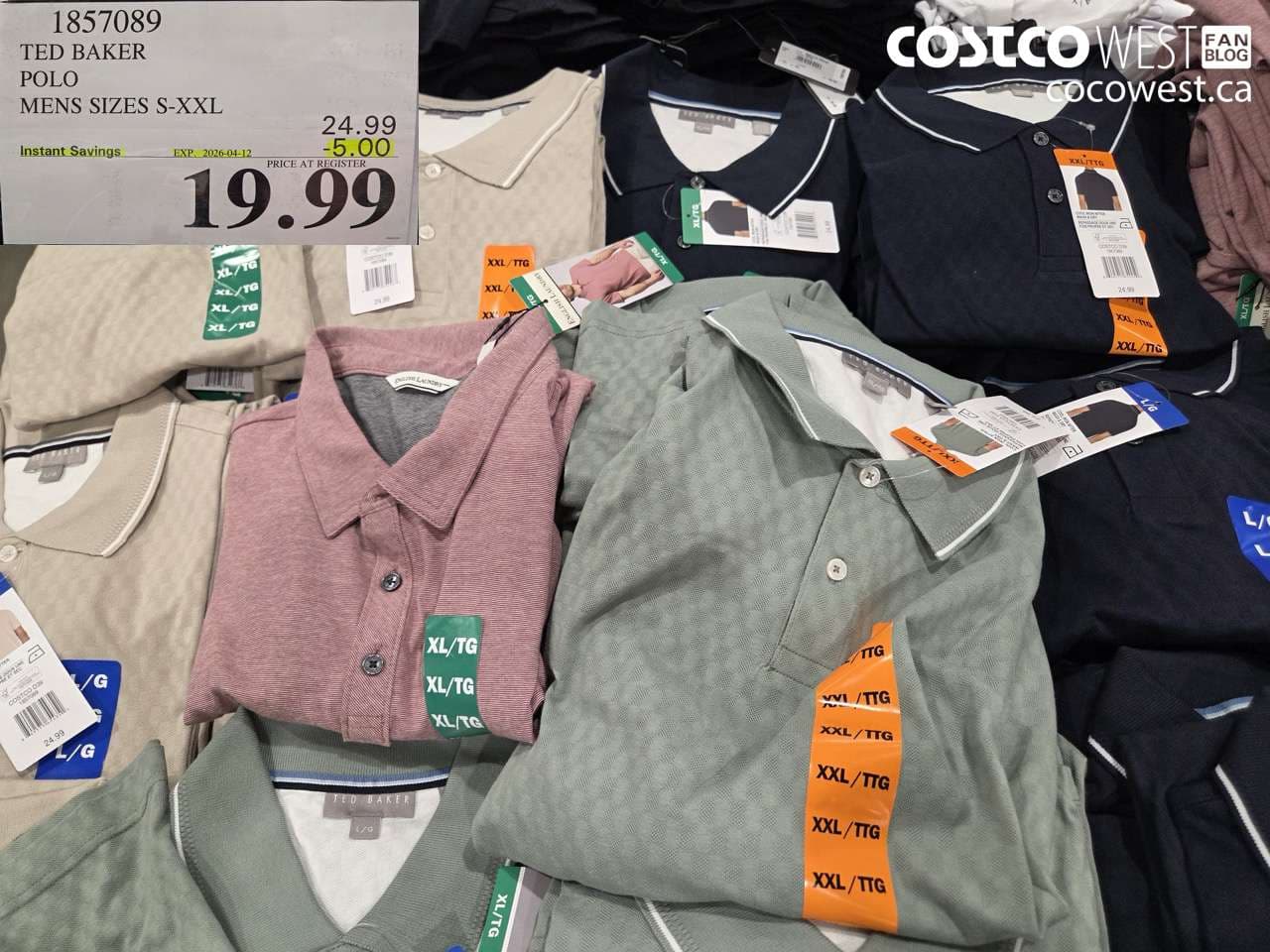 TED BAKER POLO MENS SIZES S-XXL