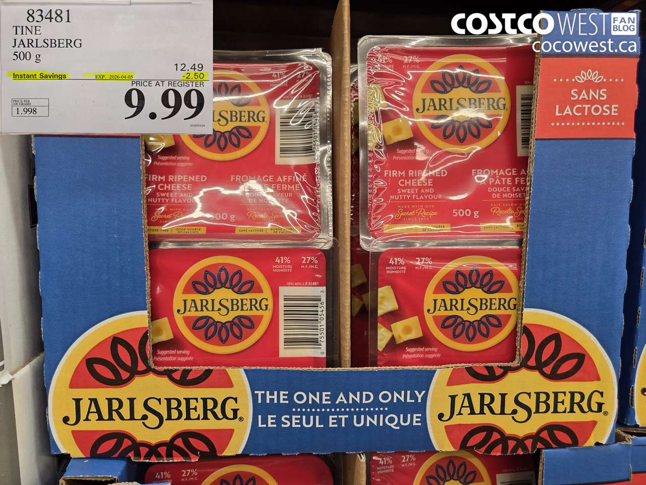 TINE JARLSBERG 500 G