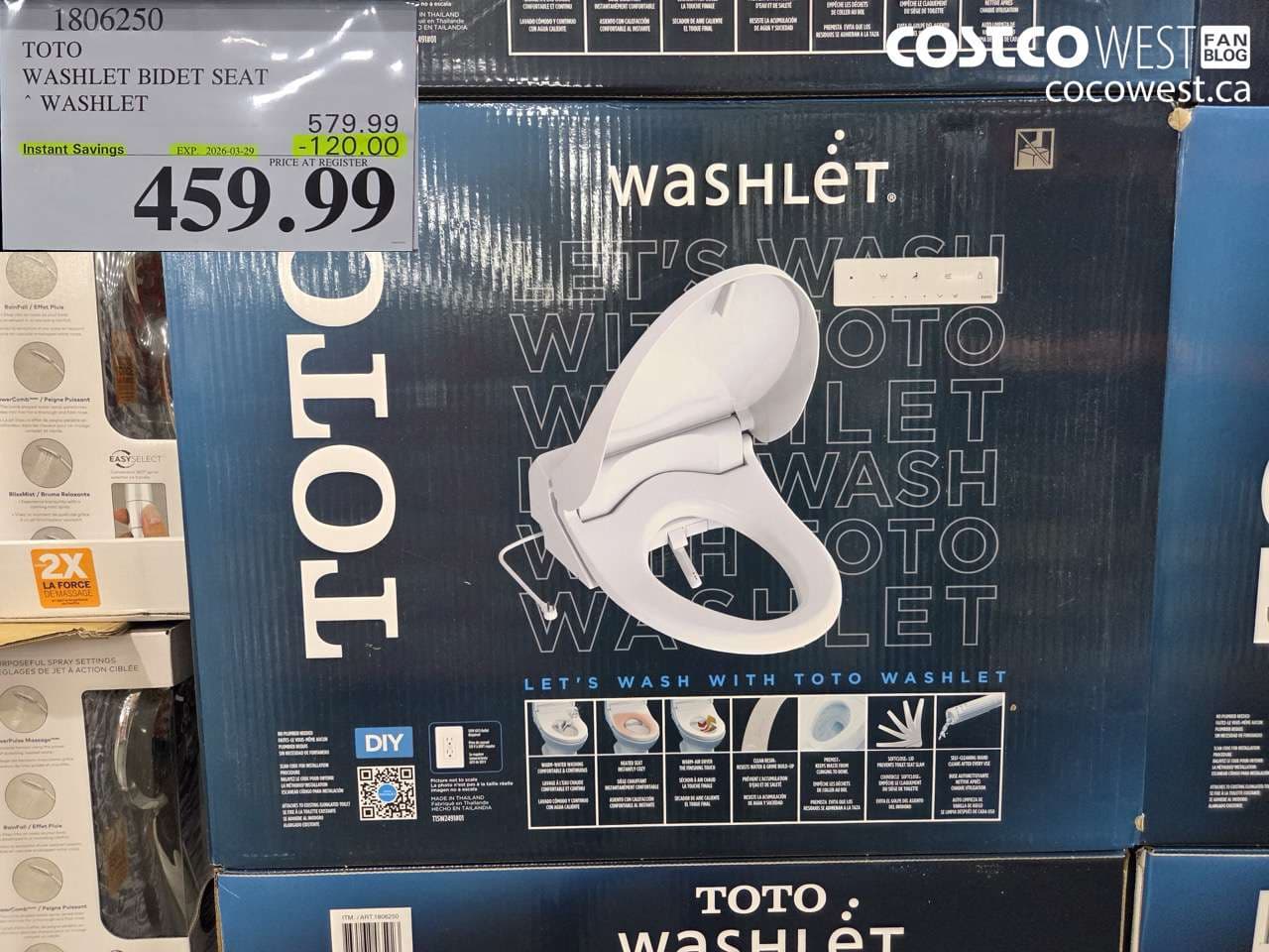 TOTO WASHLET BIDET SEAT