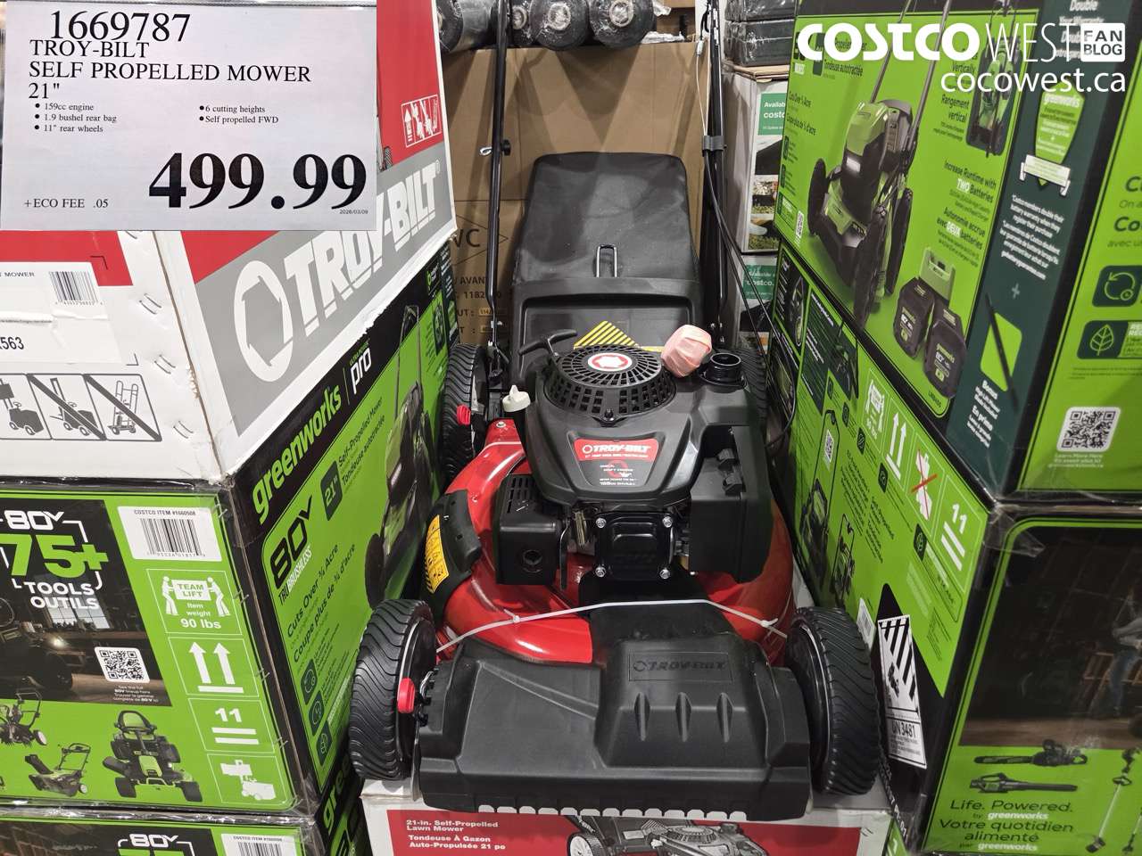 TROY-BILT SELF PROPELLED MOWER