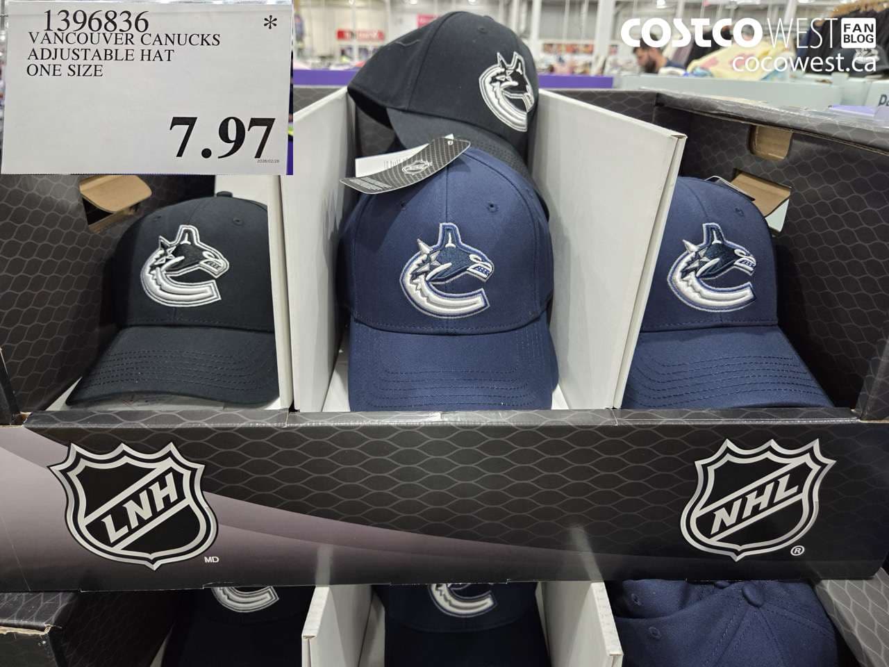 vancouver canucks adjustable hat one size