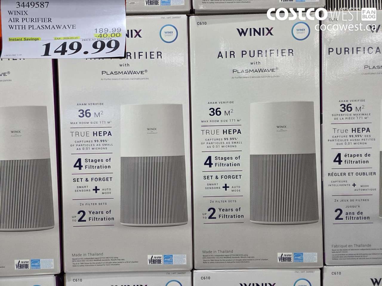winix air purifier with plasmawave