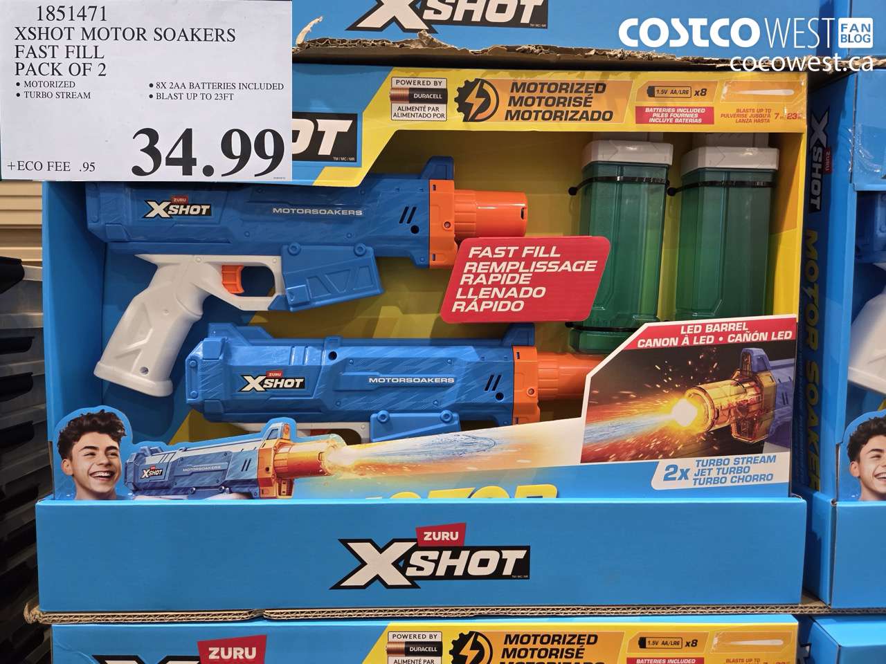 XSHOT MOTOR SOAKERS FAST FILL PACK OF 2