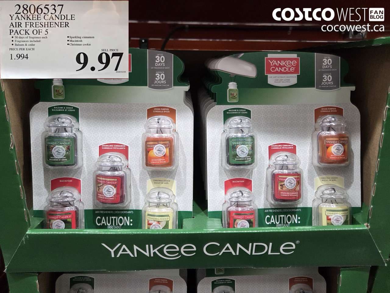 yankee candle air freshener pack of 5