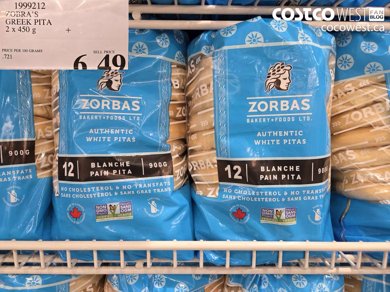 ZOBRA’S GREEK PITA 2 X 450 G