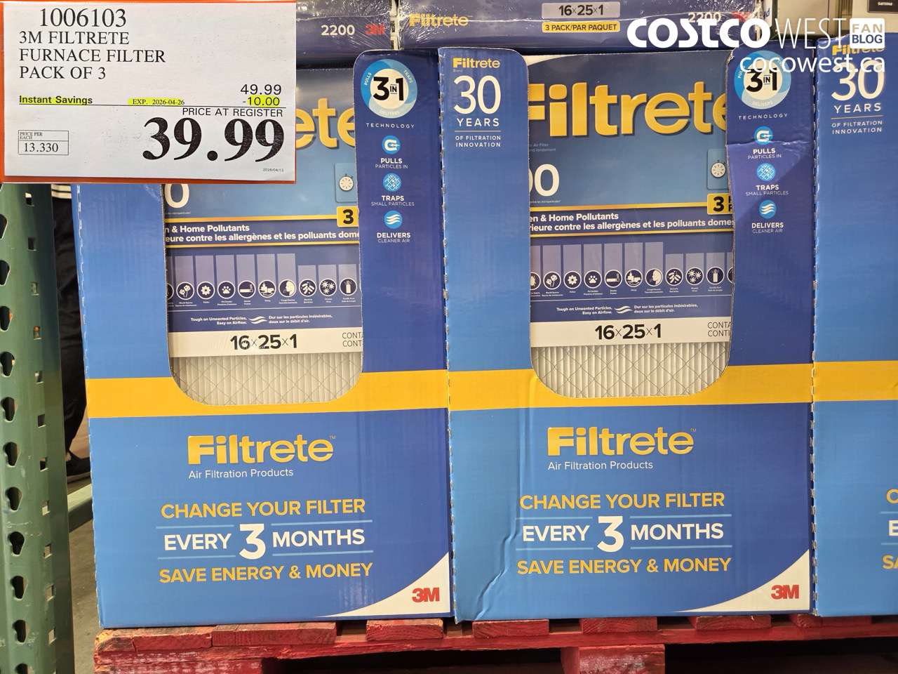 3m filtrete furnace filter pack of 3